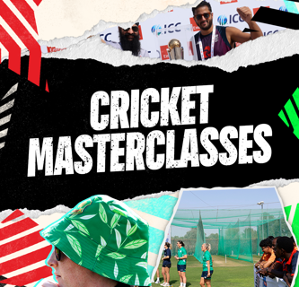 Cricket Masterclasses with Legends at the 2025 Emirates Dubai 7s!